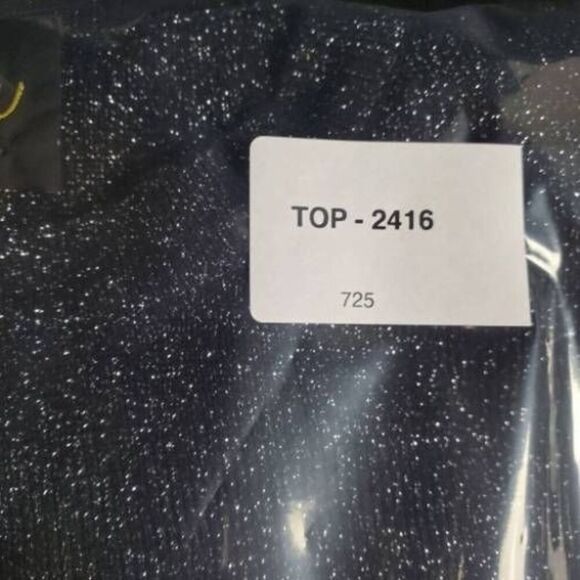 Bob Mackie Wearable Art Black Metallic Long Sleeve Sweater Women’s Medium - Picture 7 of 7